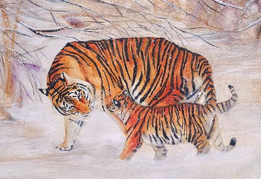 Eternal Bond – Original Watercolor Painting