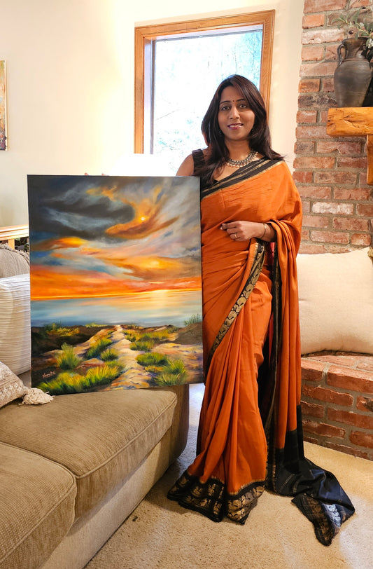 Path to Tranquility – Acrylic & Oil Painting on Canvas