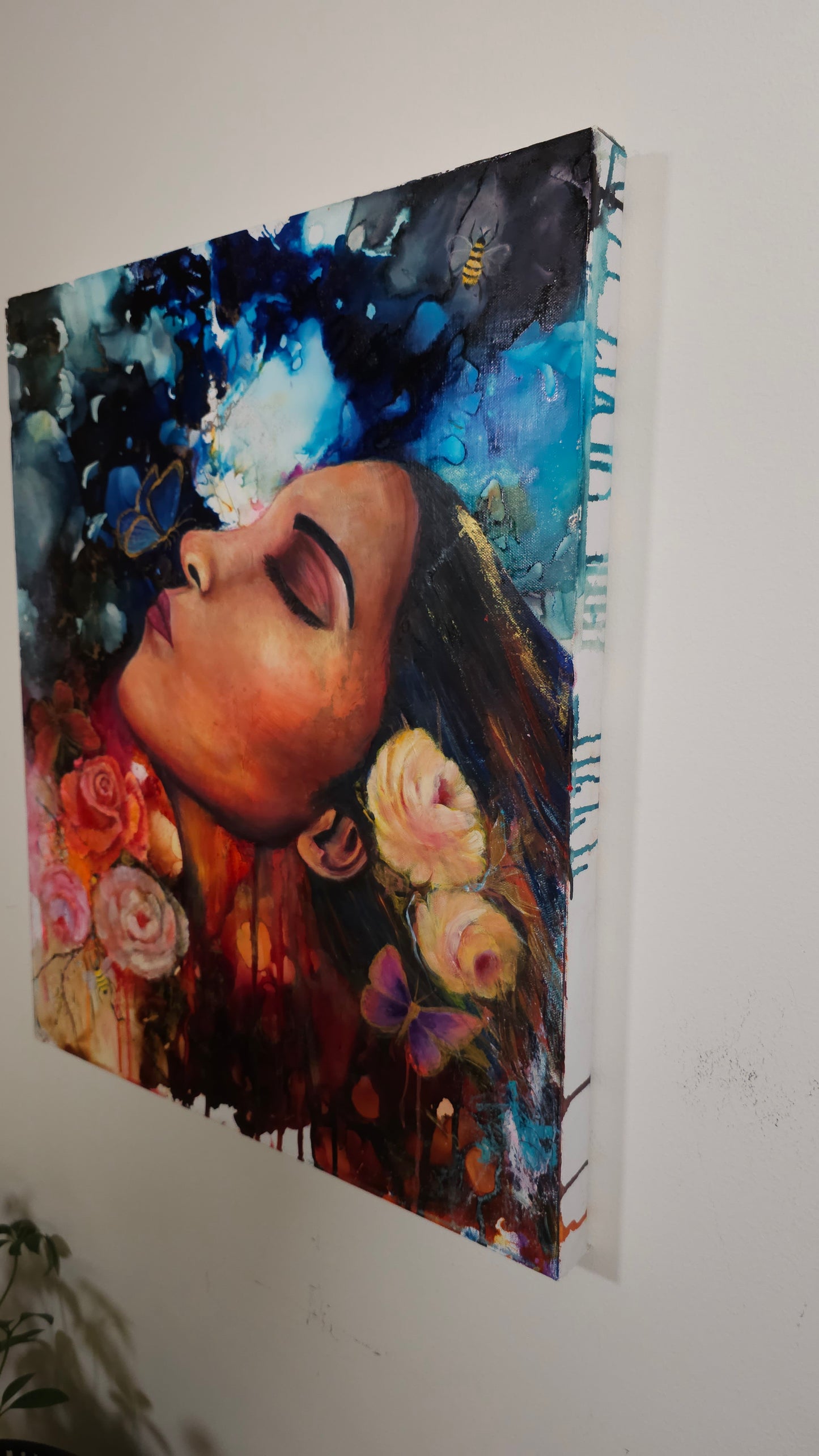Dreamscape Reverie - original mixed media painting