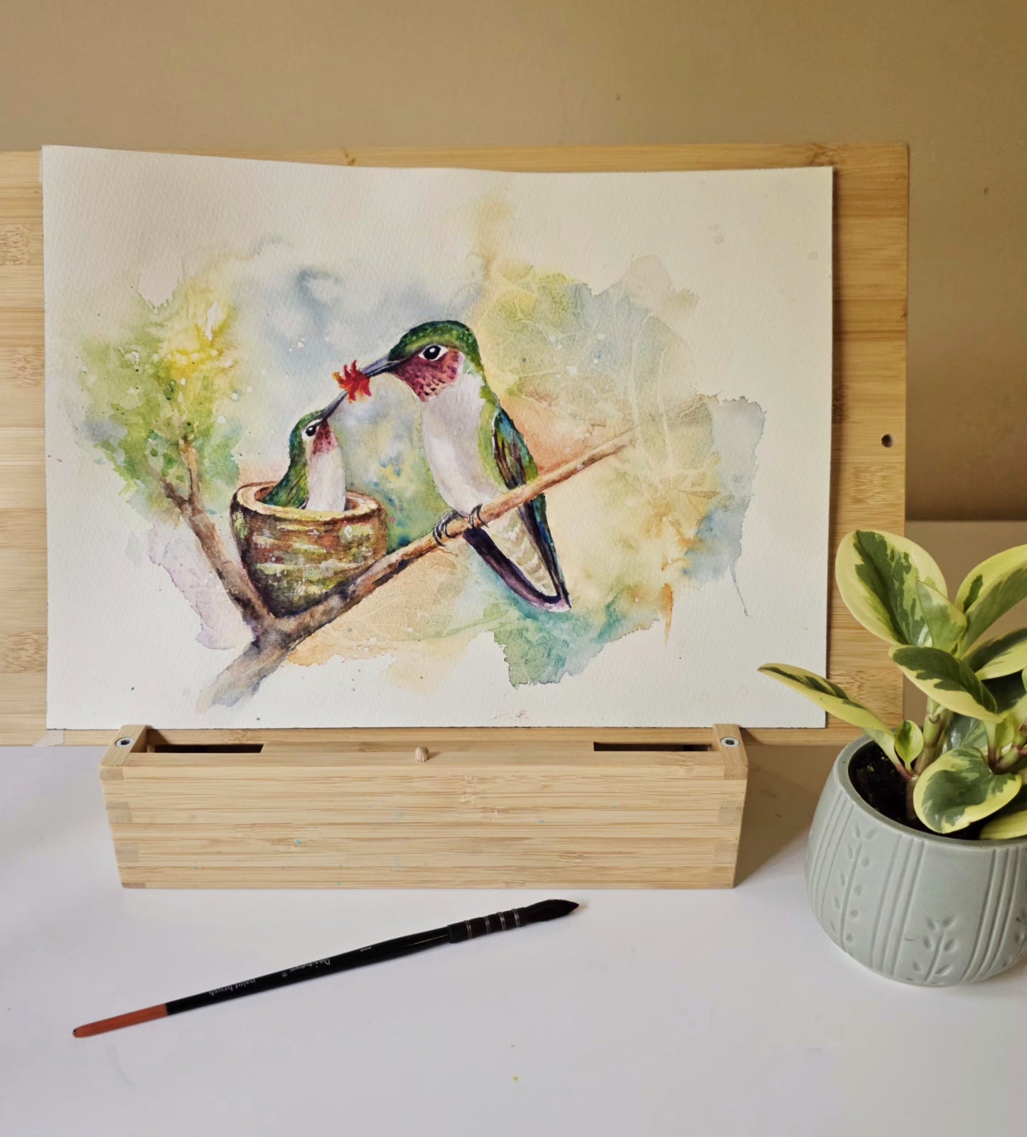 A Mother’s Love - Original Watercolor Painting