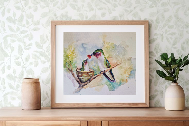A Mother’s Love - Original Watercolor Painting